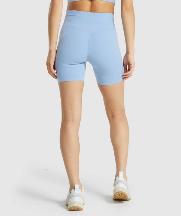 Damske Šortky Gymshark Whitney Mesh Modre | EB4265179